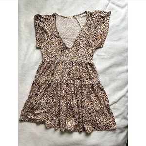 Leopard Print Mini Dress
